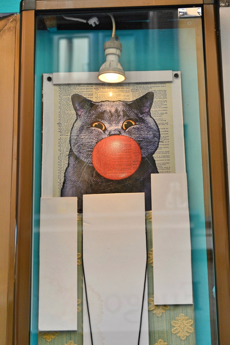 Funny shops in the heart of Madrid Spain