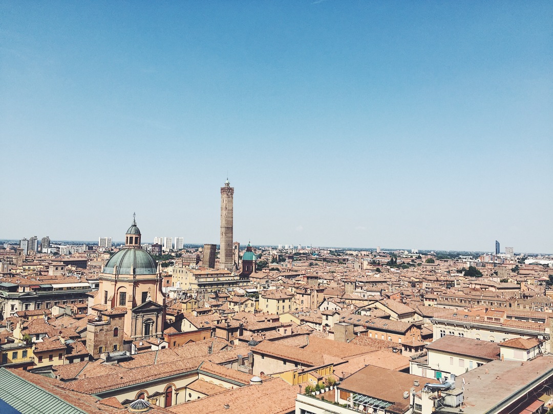 Bologna from a bird's eye view - San Petronio