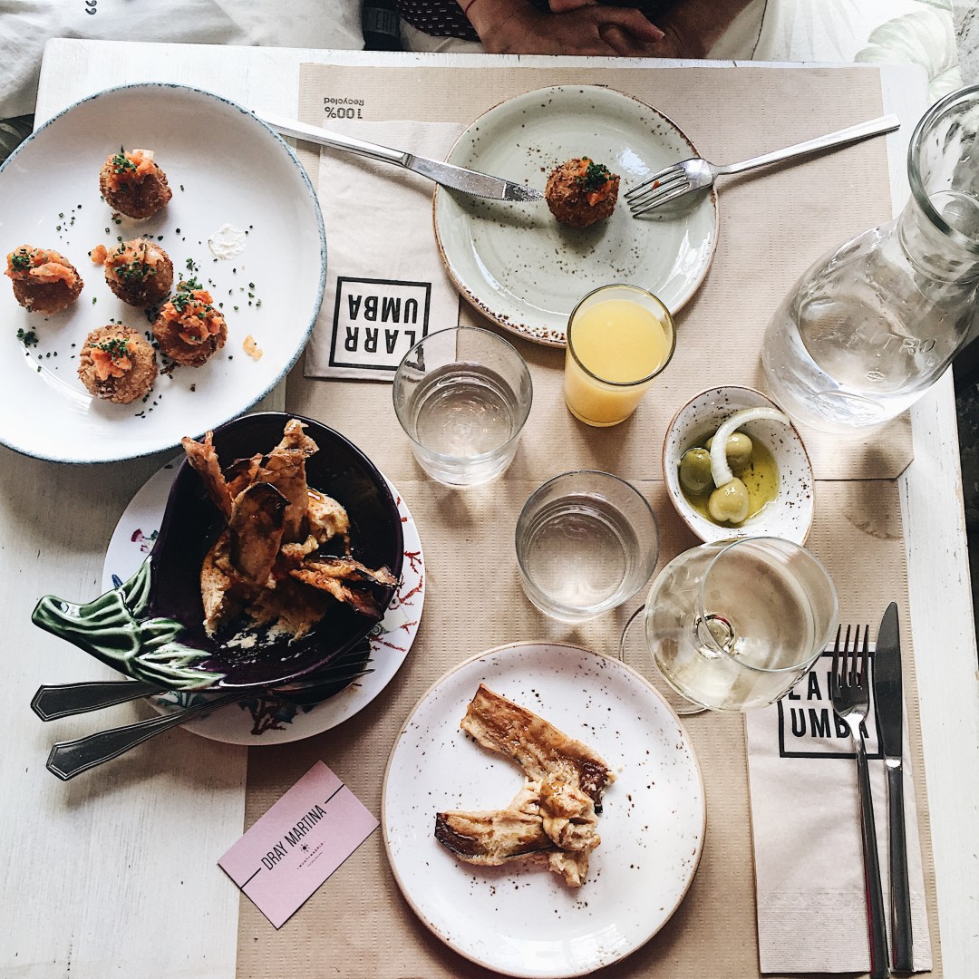 Dray Martina Madrid lunch menu