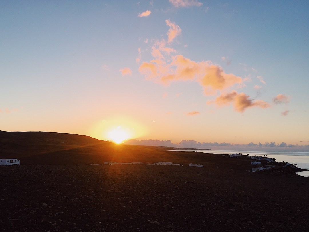 sunrise in Playa Quemada Yaiza Lanzarote