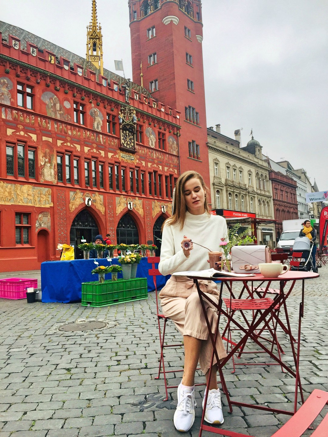 Marktplatz - Stadtmarkt in Basel, Switzerland