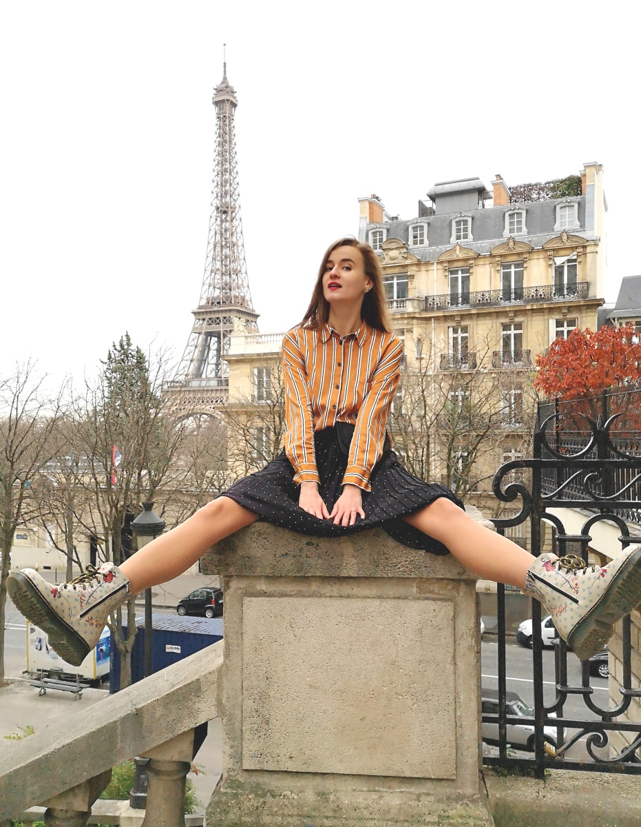 Avenue des Camoens - best view of the Eiffel Tower in Paris - fashion bloggers in France