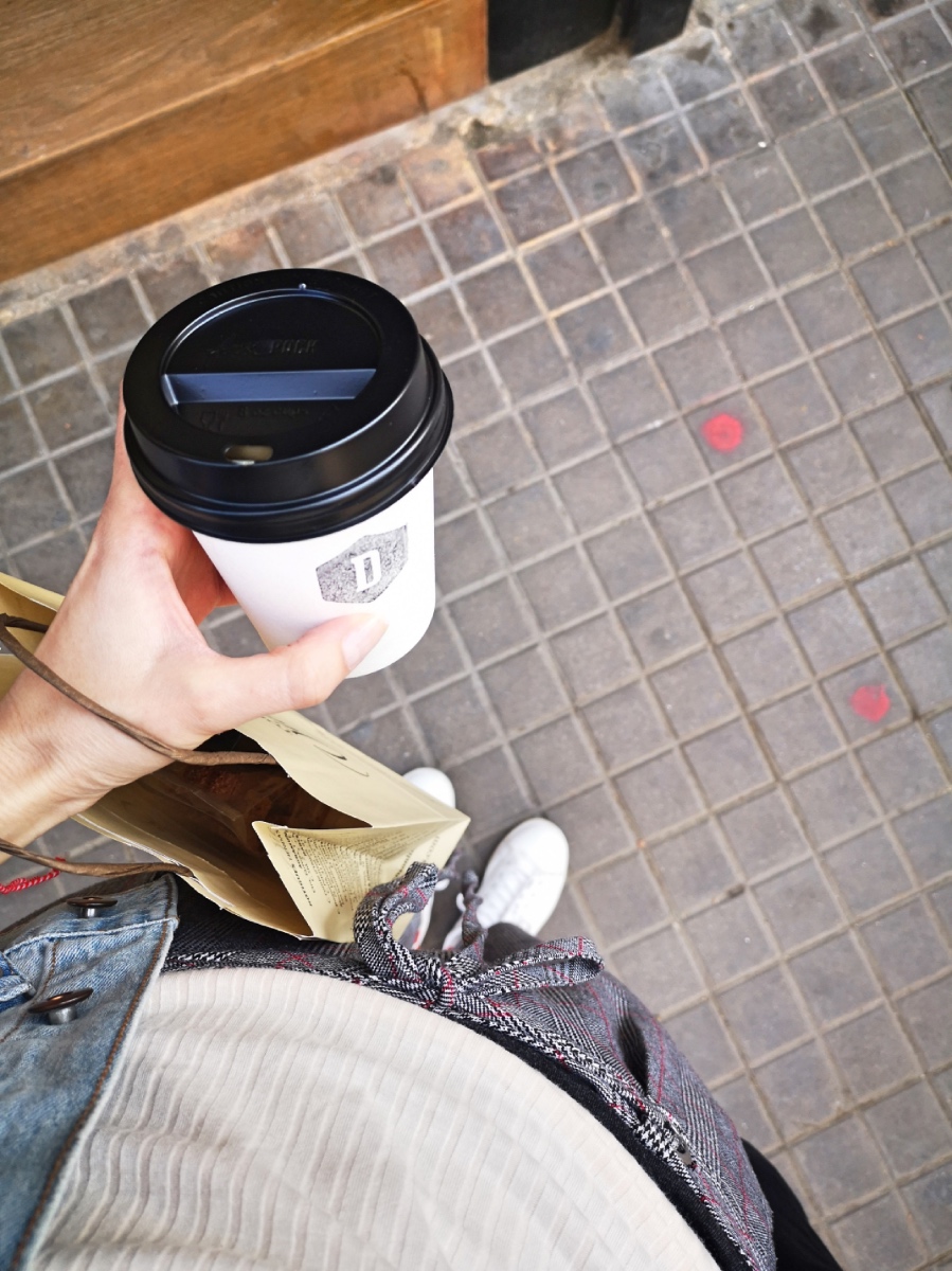 Departure Coffee Barcelona best flat white vegan milk