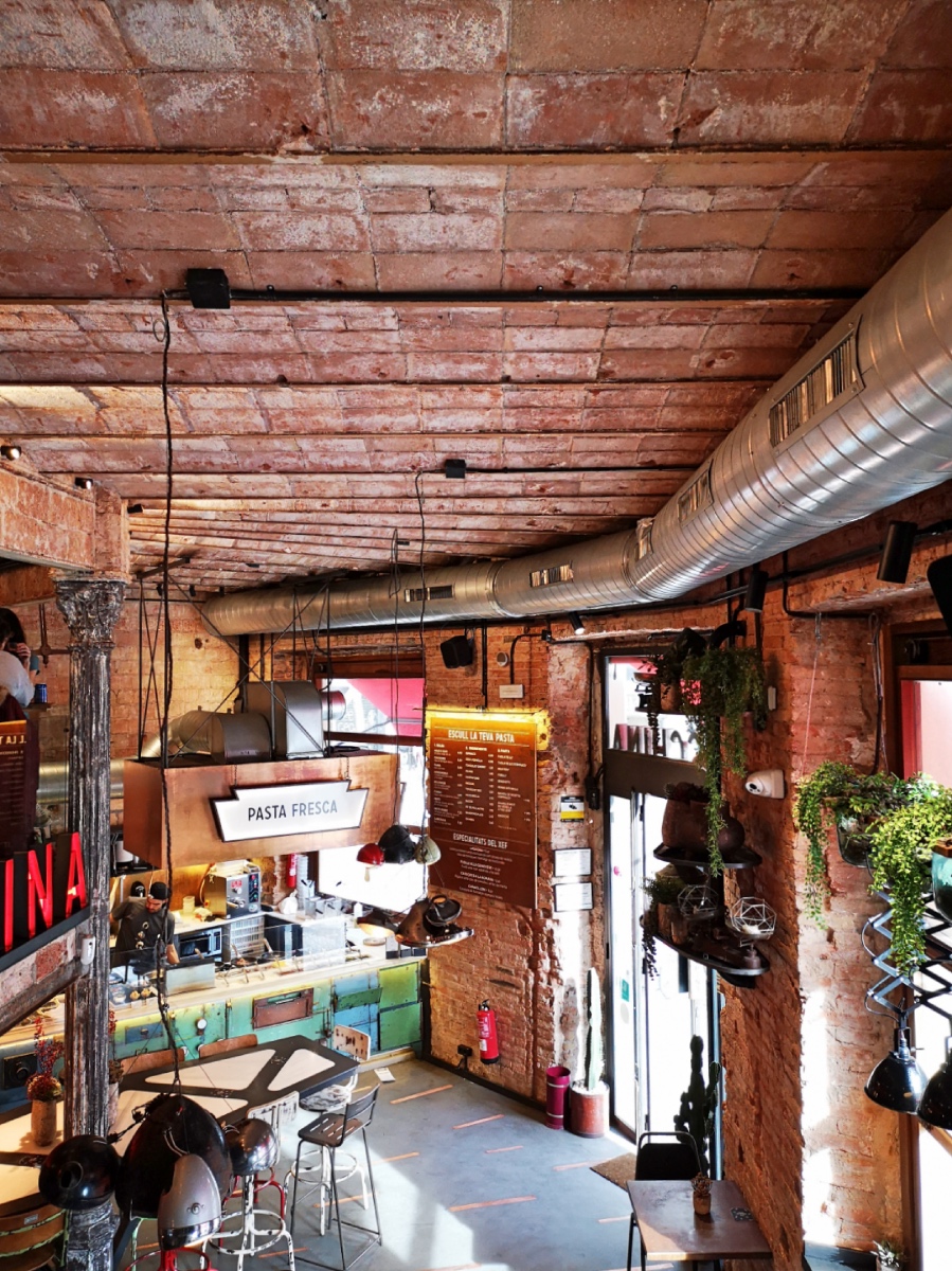 Best spaghetti in Barcelona - Macchina Pasta Bar Barcelona tagliatelle