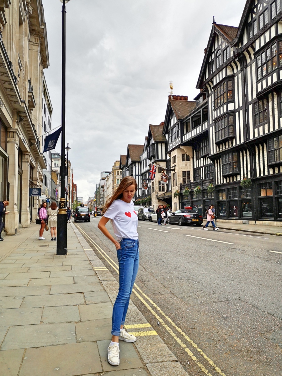 Great Marlborough Street in London April 2019