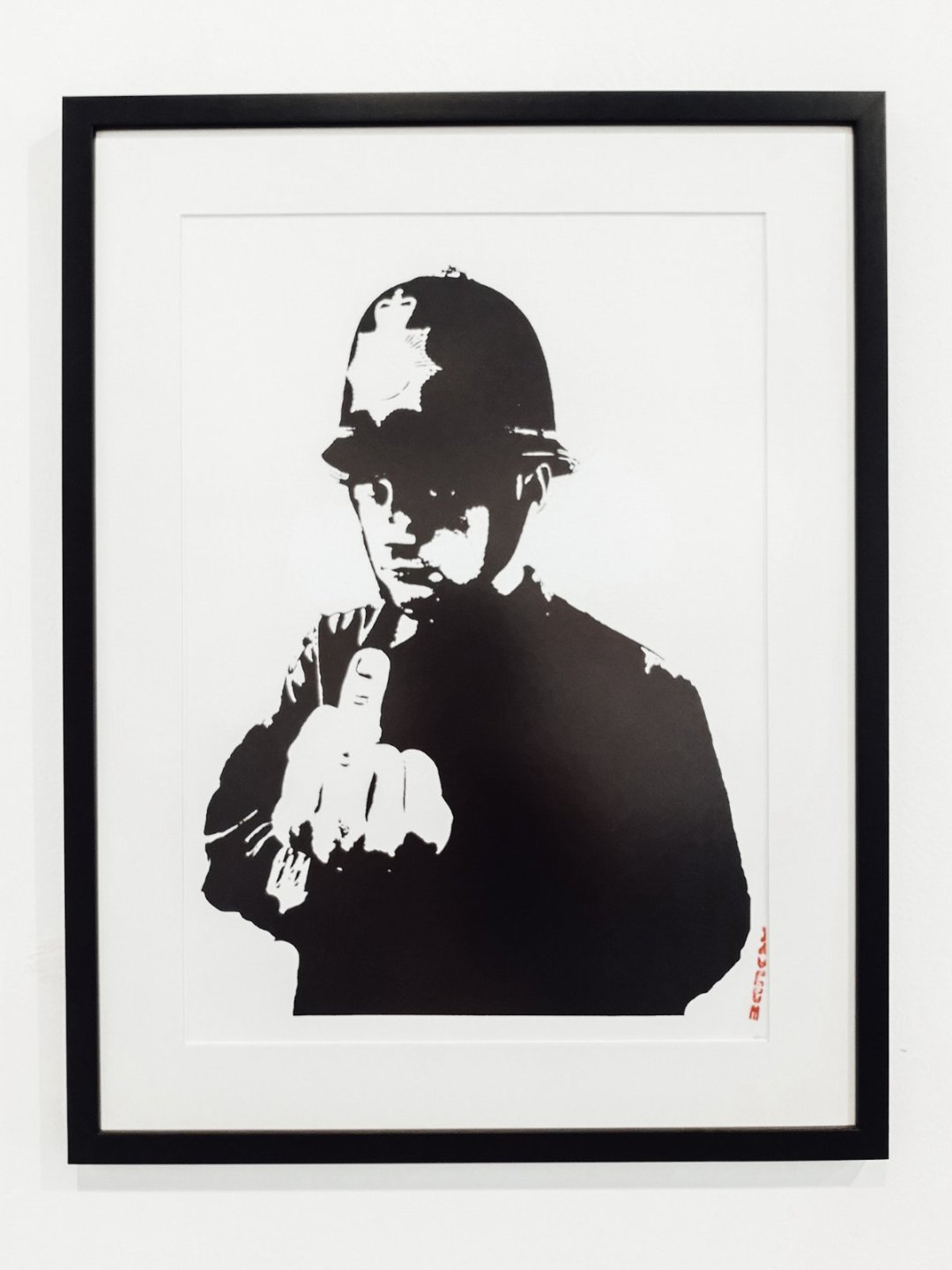 Rude Copper policeman by Banksy
