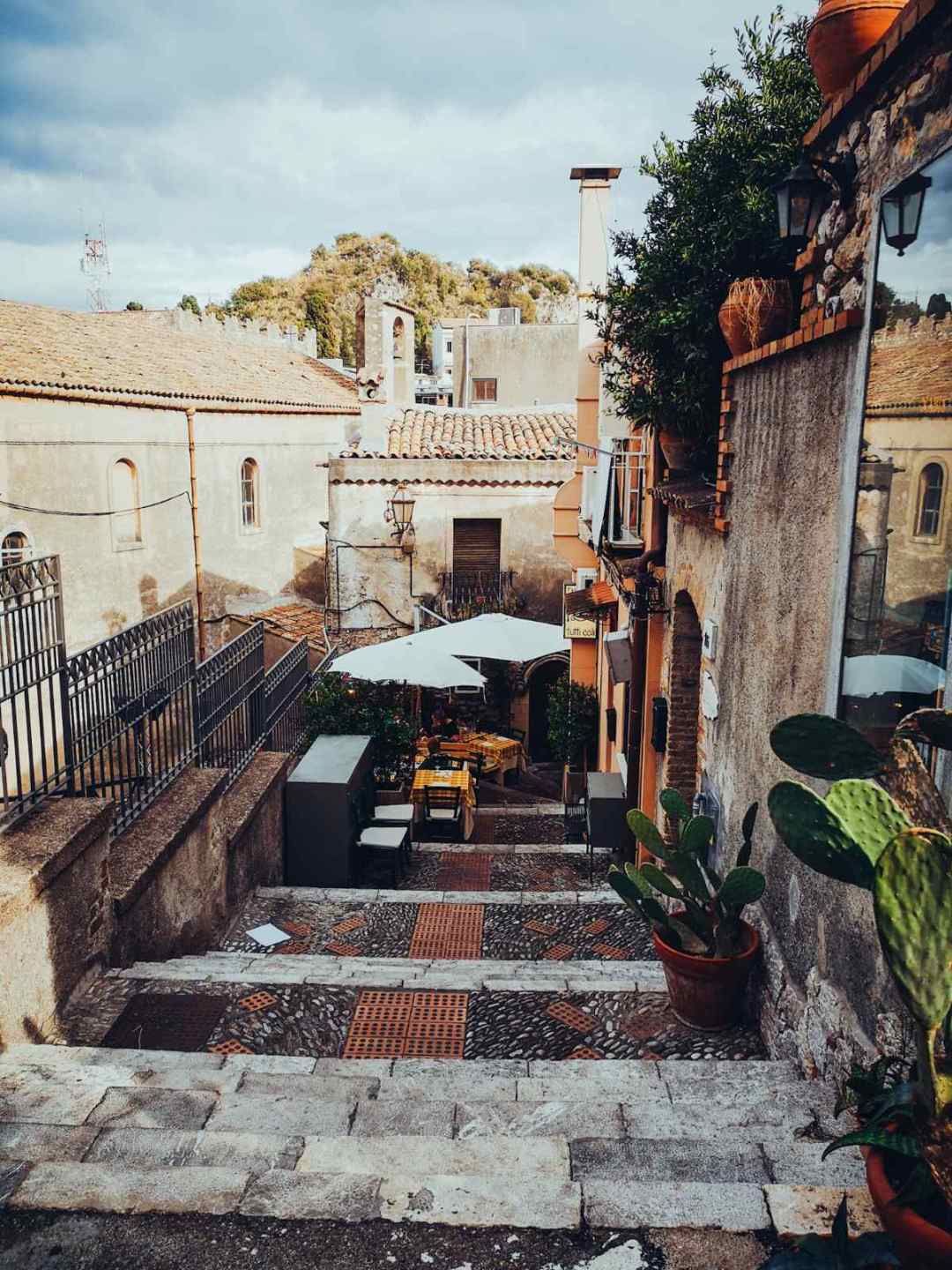 Pedestrian streets in Taormina - Porta Messina Taormina