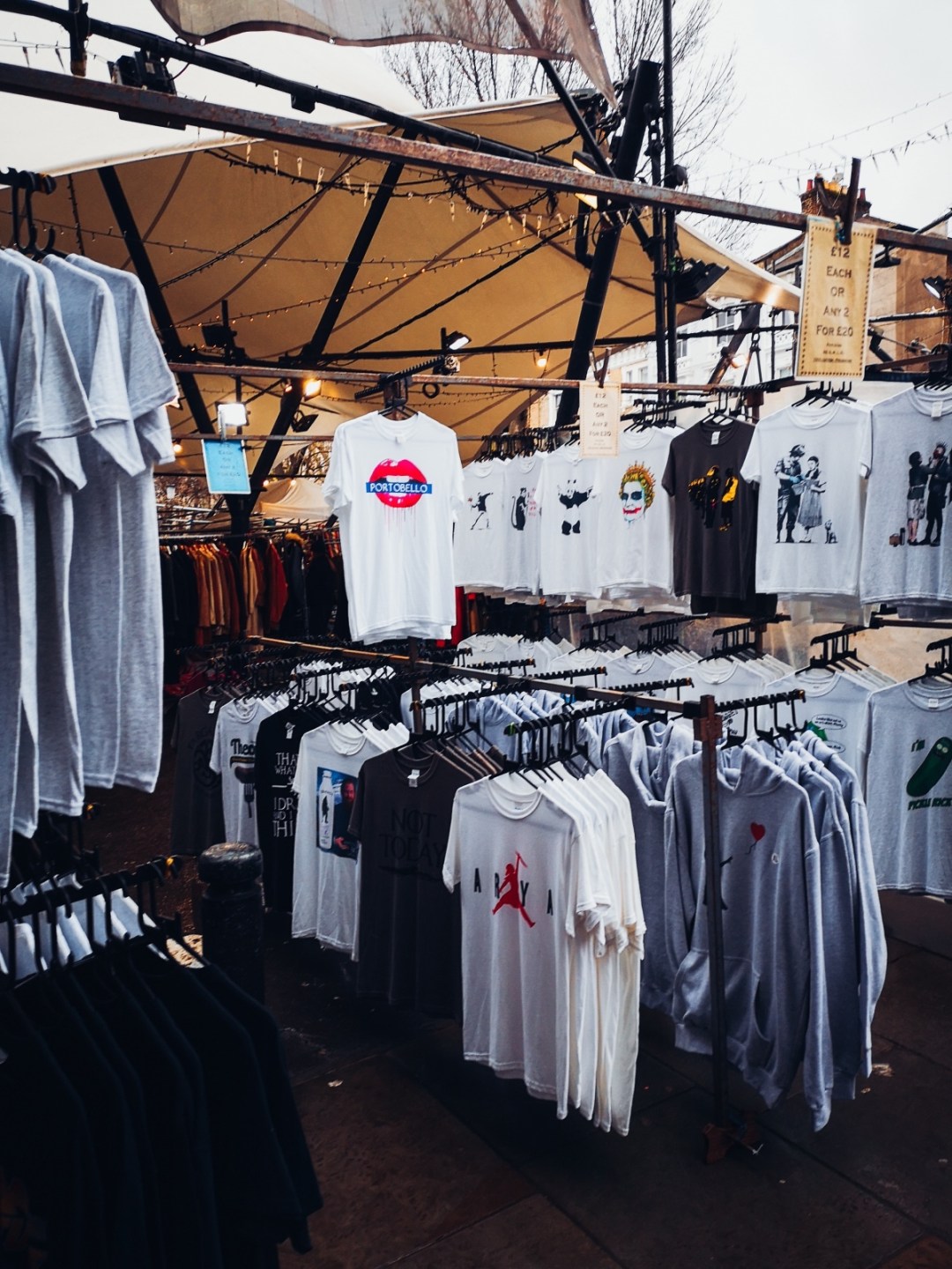 Портобело Маркет в Лондон Нотинг Хил