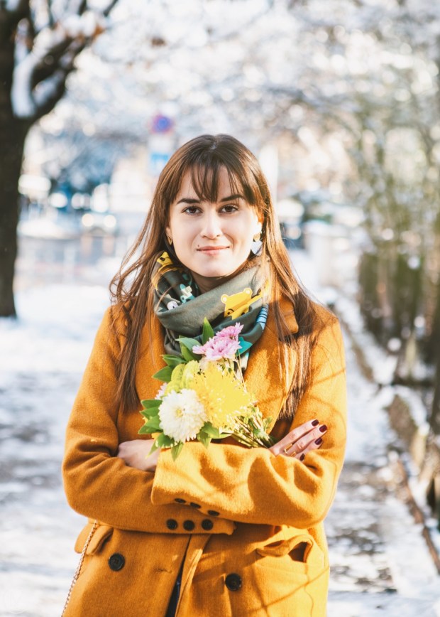 цветни зимни шалове от Артелие