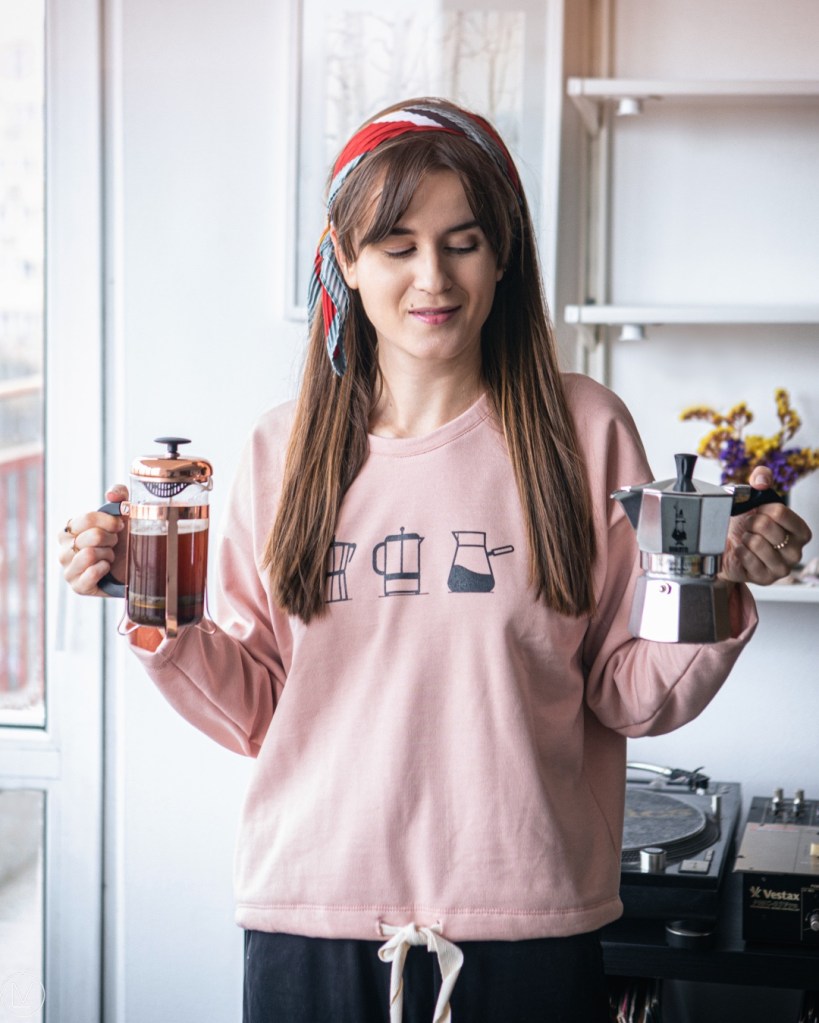 блуза с кафе Vintage Summer designers